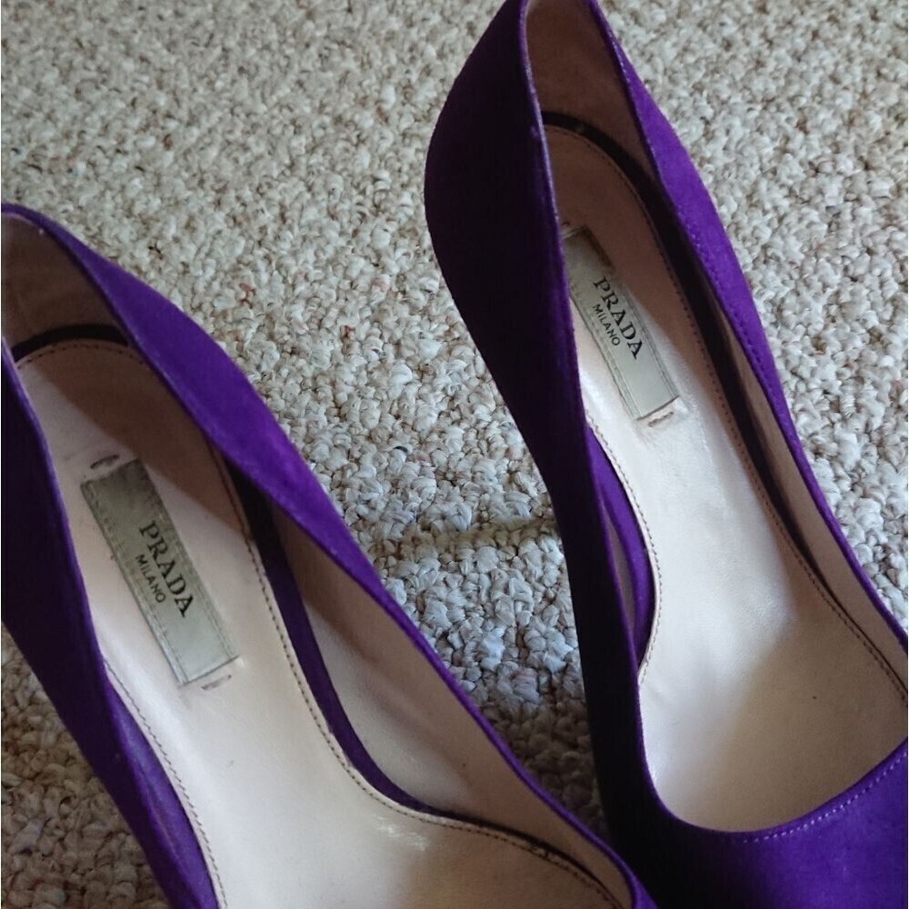 Very rich pretty purple Prada heels size: 36.5 - Picture 6 of 12